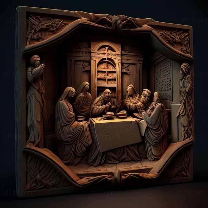 3D model The House of Da Vinci 2 game (STL)